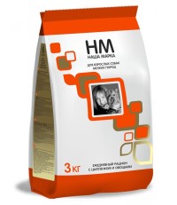 Наша марка сухой корм для собак маленьких пород с цыпленком и овощами 18 кг. 